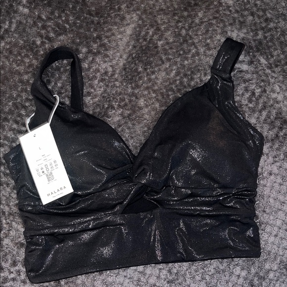 HALARA Other - Halara Black Shimmer Bralette